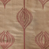 LEE JOFA MODERN - TULIP EMBROIDERY- RUST - Fabric by the Yard