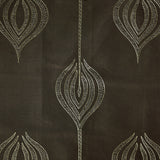 LEE JOFA MODERN - TULIP EMBROIDERY- OLIVE - Fabric by the Yard