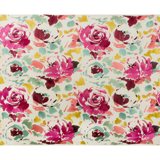 LEE JOFA MODERN - KALOS EMB- PINK/SAGE - Fabric by the Yard PINK/SAGE