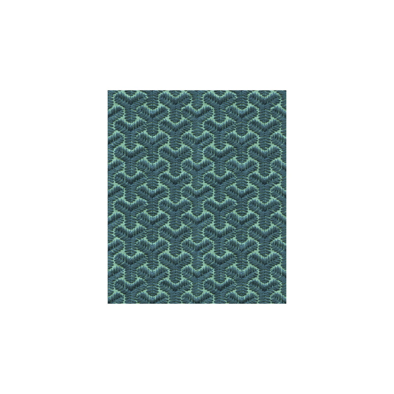 LEE JOFA MODERN - CHENGTUDOOR EMB- BLUE/AQUA - Fabric by the Yard BLUE/AQUA