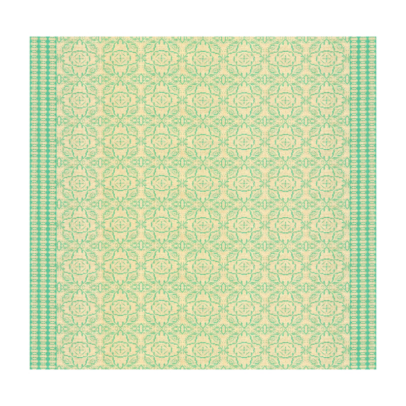 LEE JOFA MODERN - MAZE- AQUA - Fabric by the Yard AQUA