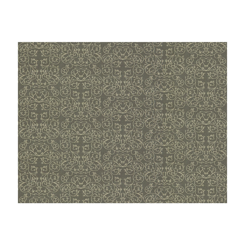 LEE JOFA MODERN - GARDEN REVERSE- METAL - Fabric by the Yard METAL