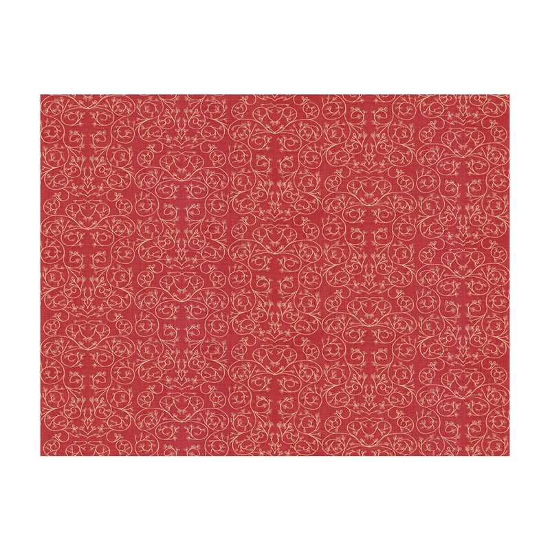 LEE JOFA MODERN - GARDEN REVERSE- CERISE - Fabric by the Yard CERISE
