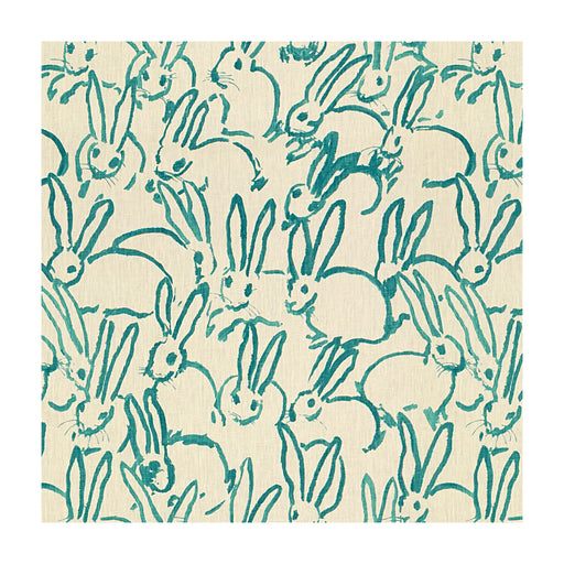 LEE JOFA MODERN - HUTCH PRINT- TURQUOISE - Fabric by the Yard TURQUOISE