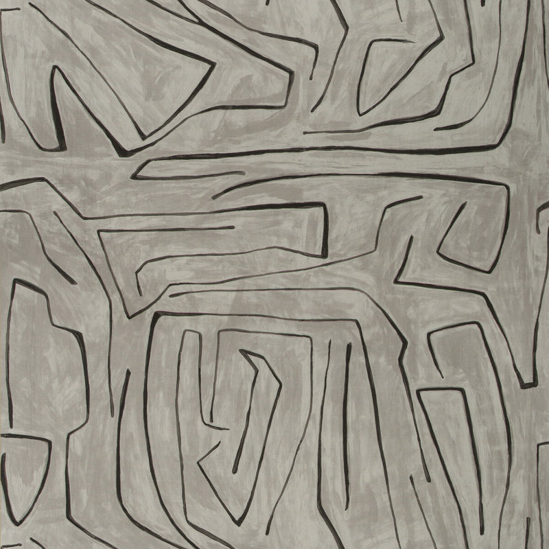 LEE JOFA MODERN - GRAFFITO- GRAPHITE - Fabric by the Yard GRAPHITE