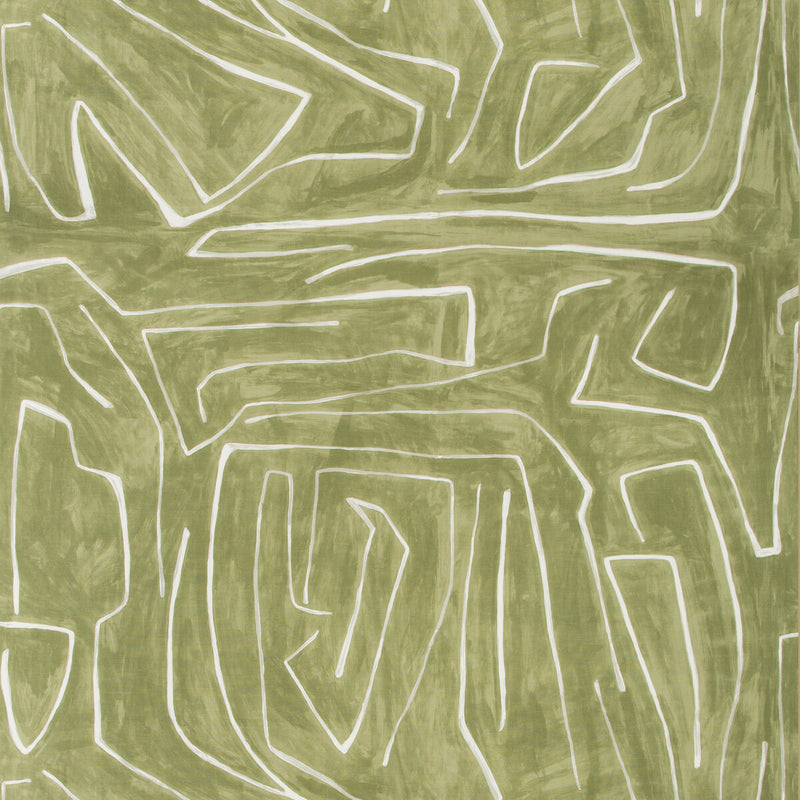 LEE JOFA MODERN - GRAFFITO- FERN - Fabric by the Yard FERN