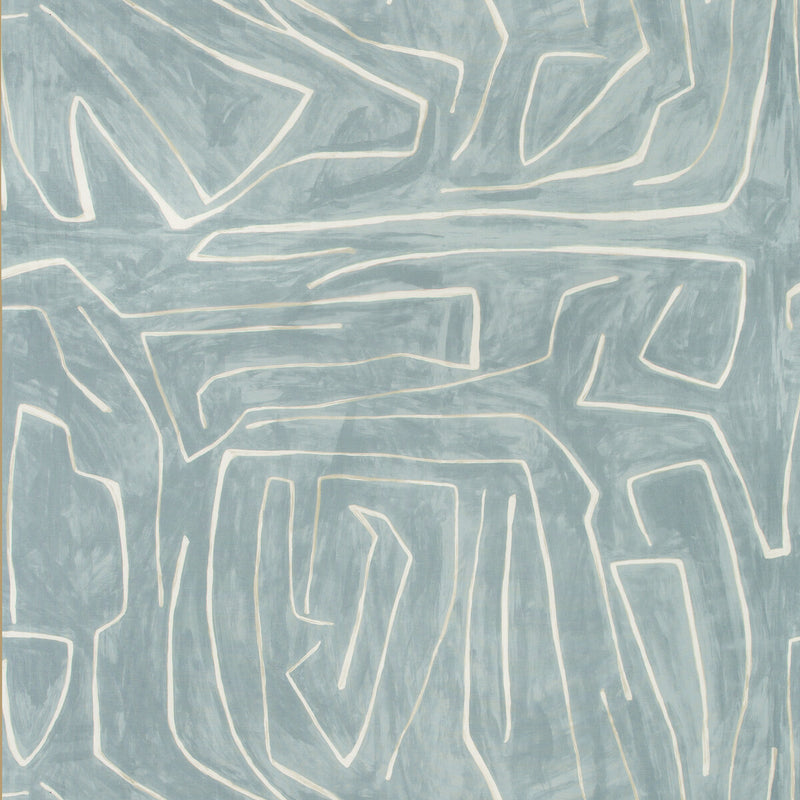 LEE JOFA MODERN - GRAFFITO- DEEP SKY - Fabric by the Yard DEEP SKY