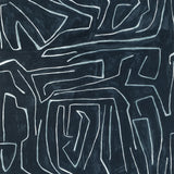 LEE JOFA MODERN - GRAFFITO- NAVY - Fabric by the Yard