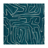 LEE JOFA MODERN - GRAFFITO- TEAL/PEARL - Fabric by the Yard