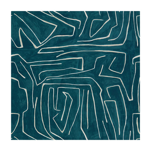 LEE JOFA MODERN - GRAFFITO- TEAL/PEARL - Fabric by the Yard TEAL/PEARL