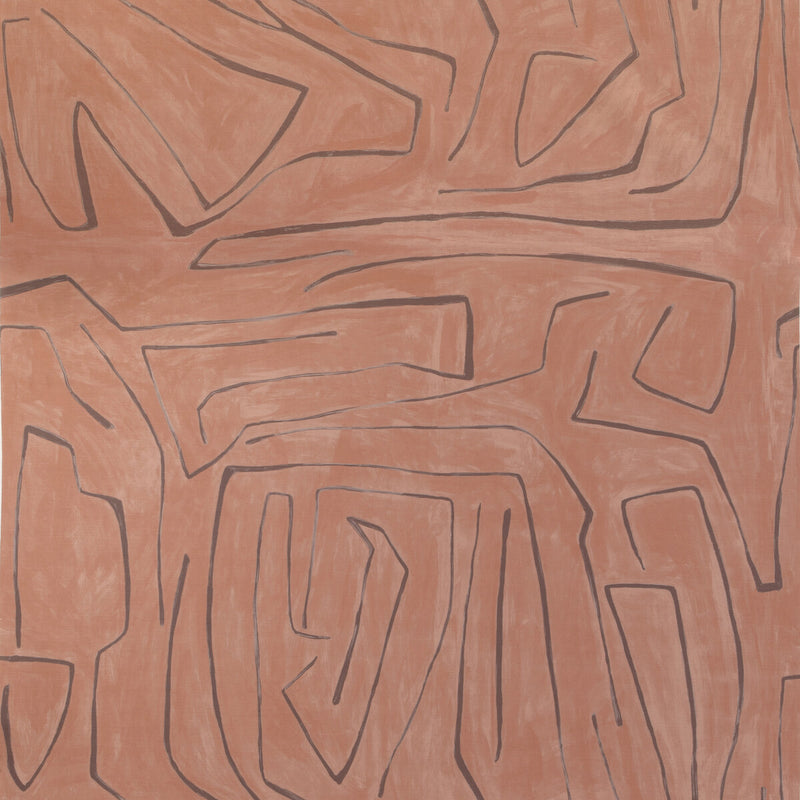 LEE JOFA MODERN - GRAFFITO- ROSA - Fabric by the Yard ROSA