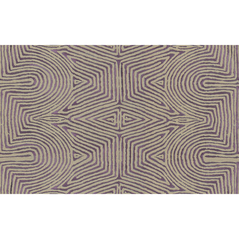 LEE JOFA MODERN - JULIA EMB- FLAX/MAUVE - Fabric by the Yard FLAX/MAUVE