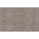 LEE JOFA MODERN - JULIA EMB- FLAX/MAUVE - Fabric by the Yard