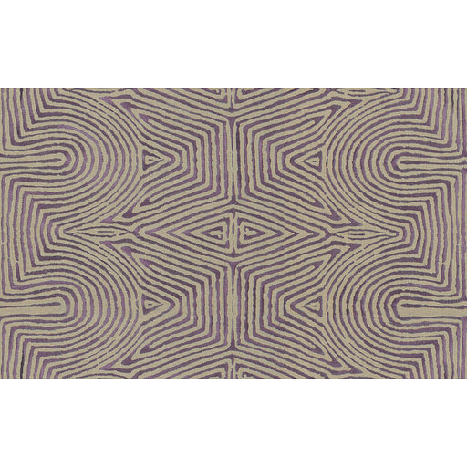 LEE JOFA MODERN - JULIA EMB- FLAX/MAUVE - Fabric by the Yard FLAX/MAUVE