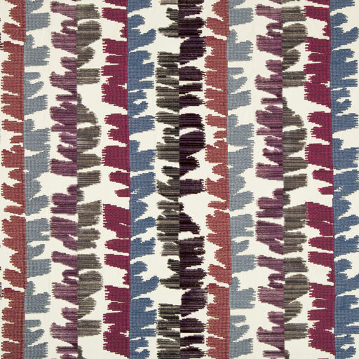 LEE JOFA MODERN - FRACTAL VELVET- MAUVE/GREY - Fabric by the Yard MAUVE/GREY