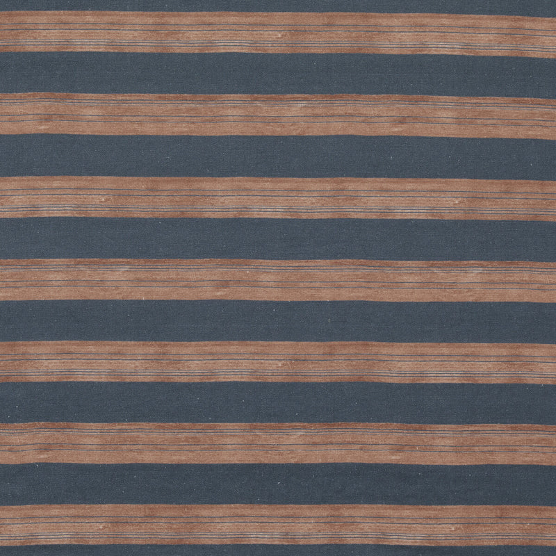LEE JOFA MODERN - ASKEW- SIENNA/NAVY - Fabric by the Yard SIENNA/NAVY