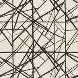 LEE JOFA MODERN - CHANNELS VELVET- EBONY/IVORY - Fabric by the Yard