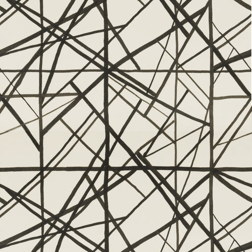 LEE JOFA MODERN - CHANNELS VELVET- EBONY/IVORY - Fabric by the Yard EBONY/IVORY
