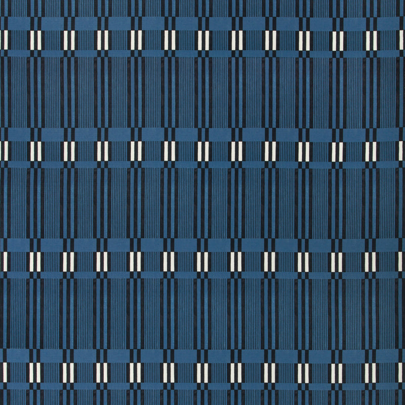 LEE JOFA MODERN - BANDEAU- MARINE - Fabric by the Yard MARINE