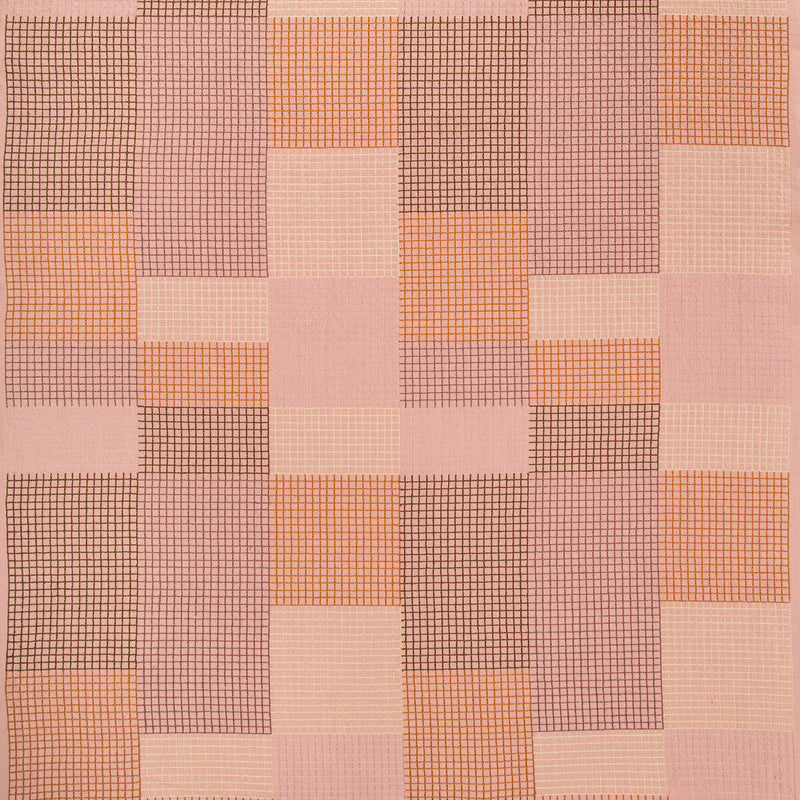 LEE JOFA MODERN - GRIDLOCK- CINNAMON - Fabric by the Yard CINNAMON