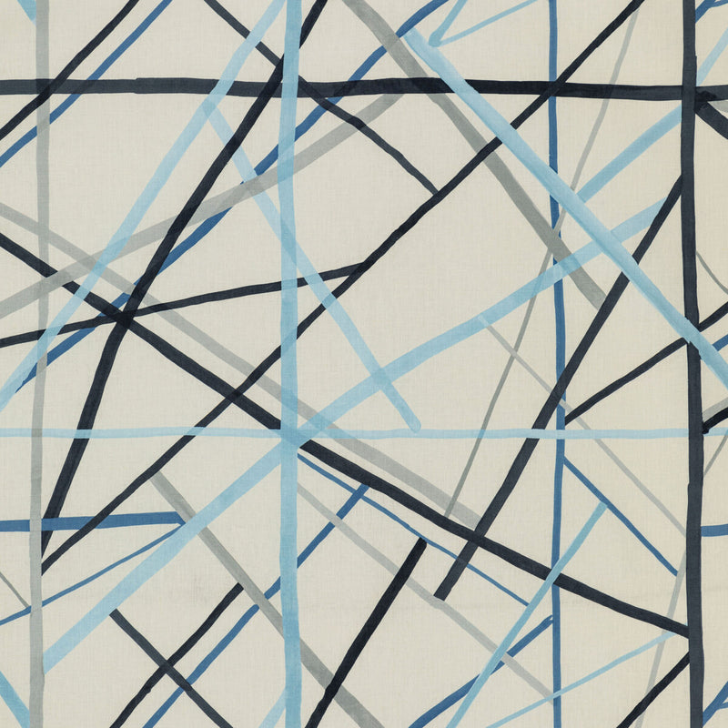 LEE JOFA MODERN - SIMPATICO PRINT- SKY - Fabric by the Yard SKY