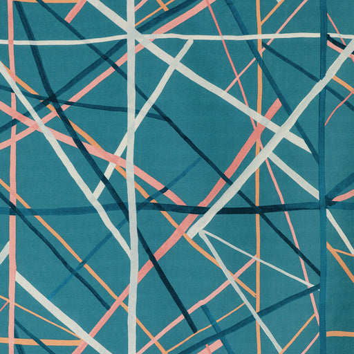 LEE JOFA MODERN - SIMPATICO PRINT- TEAL - Fabric by the Yard TEAL