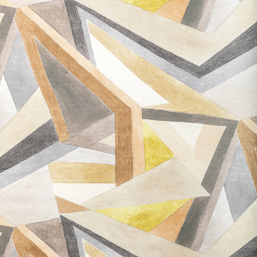 LEE JOFA MODERN - ROULADE PRINT- CITRON/STONE - Fabric by the Yard CITRON/STONE