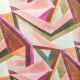 LEE JOFA MODERN - ROULADE PRINT- ROSE/LEAF - Fabric by the Yard