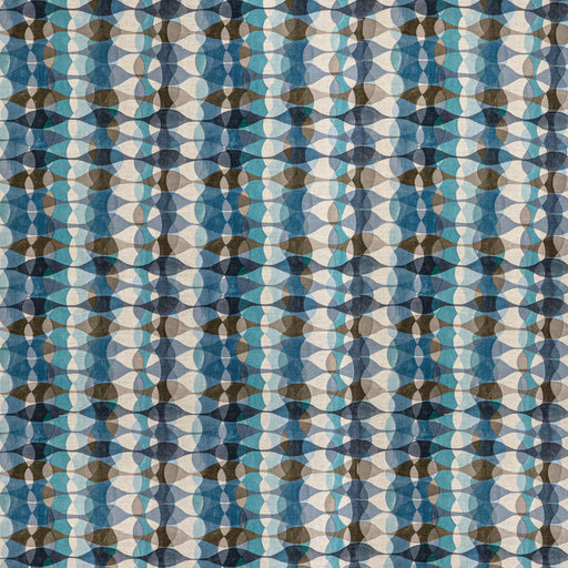 LEE JOFA MODERN - OVERTONE PRINT- DENIM - Fabric by the Yard DENIM