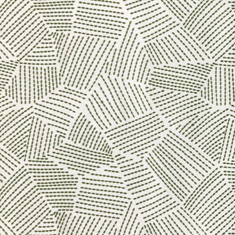 LEE JOFA MODERN - CHORD EMBROIDERY- LEAF - Fabric by the Yard LEAF