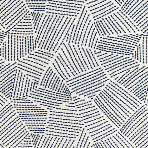 LEE JOFA MODERN - CHORD EMBROIDERY- SEA - Fabric by the Yard SEA