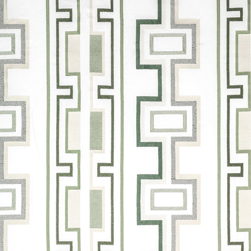 LEE JOFA MODERN - TRITONE EMBROIDERY- SAGE - Fabric by the Yard SAGE