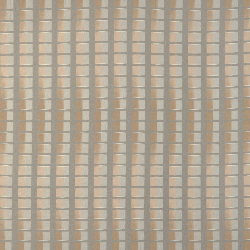 LEE JOFA MODERN - REFRAKT- COPPER - Fabric by the Yard COPPER