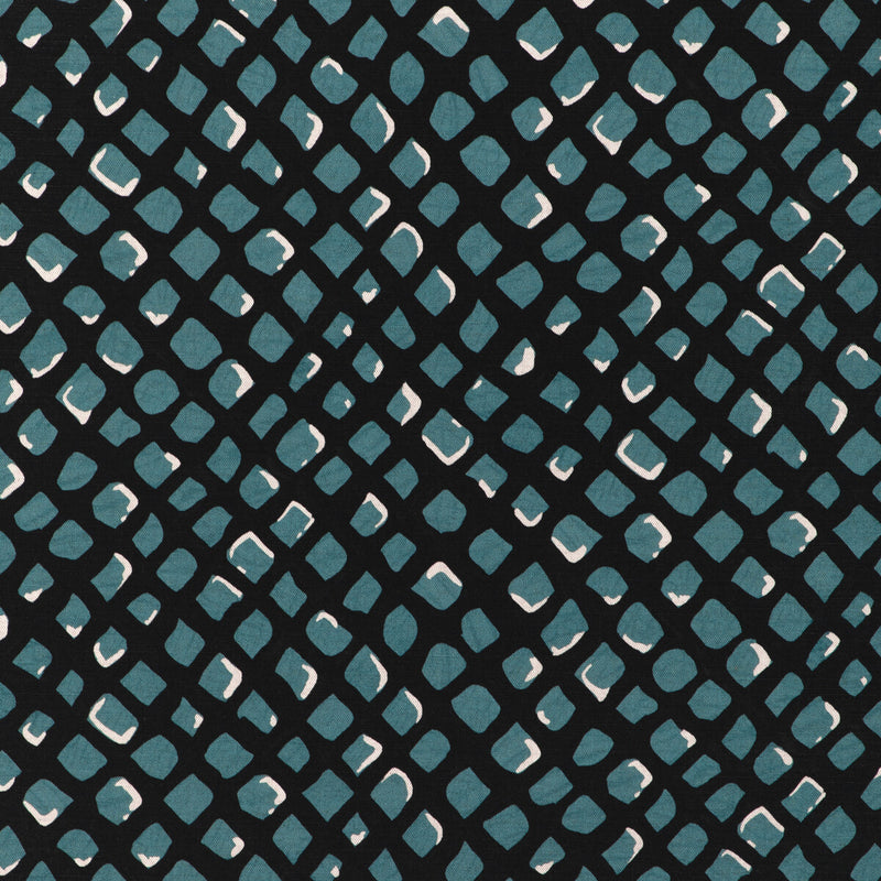 LEE JOFA MODERN - LENOX PRINT- LAKE - Fabric by the Yard LAKE