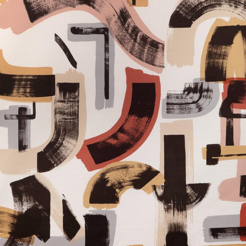 LEE JOFA MODERN - BLEECKER PRINT- SPICE/GOLD - Fabric by the Yard SPICE/GOLD