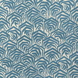LEE JOFA MODERN - GREENE PRINT- BLUE - Fabric by the Yard