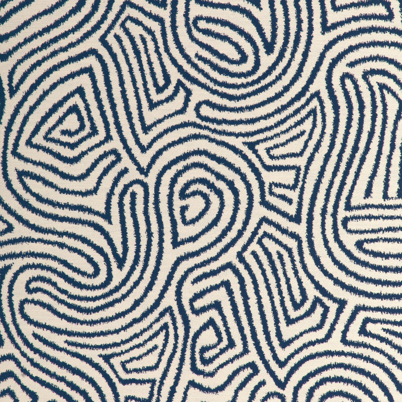 LEE JOFA MODERN - MERCER WEAVE- NAVY - Fabric by the Yard NAVY