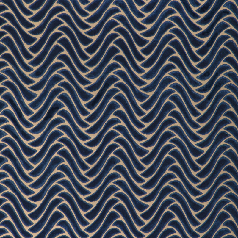 LEE JOFA MODERN - CROSBY VELVET- ROYAL - Fabric by the Yard ROYAL