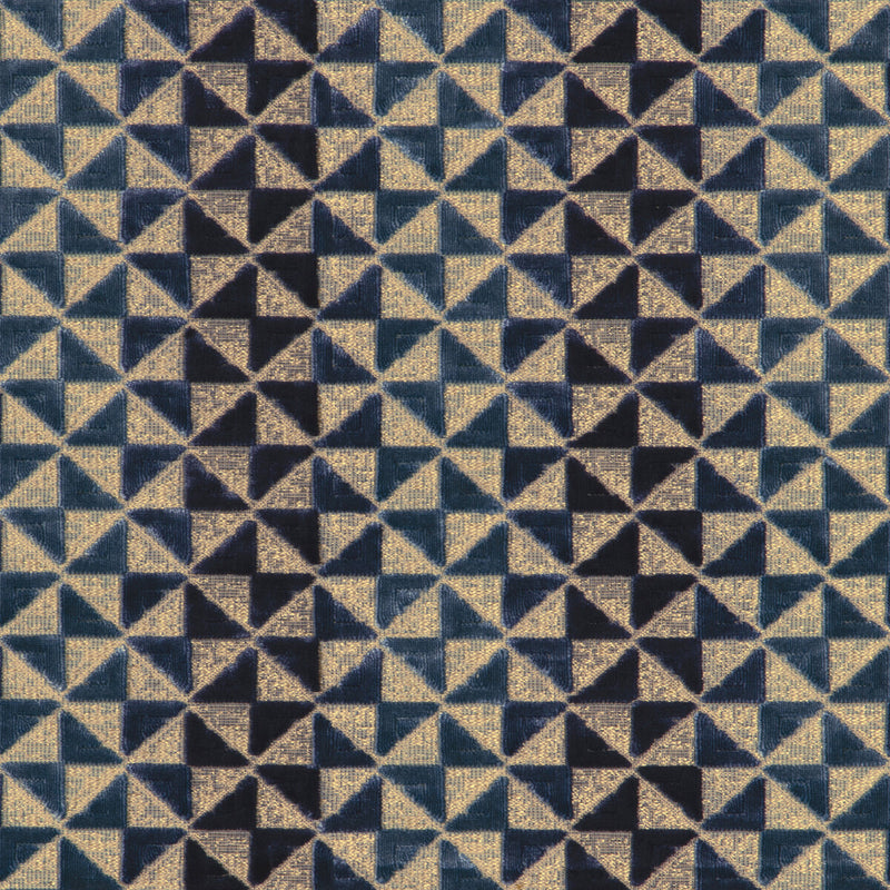 LEE JOFA MODERN - PRISMA VELVET- LAPIS - Fabric by the Yard LAPIS