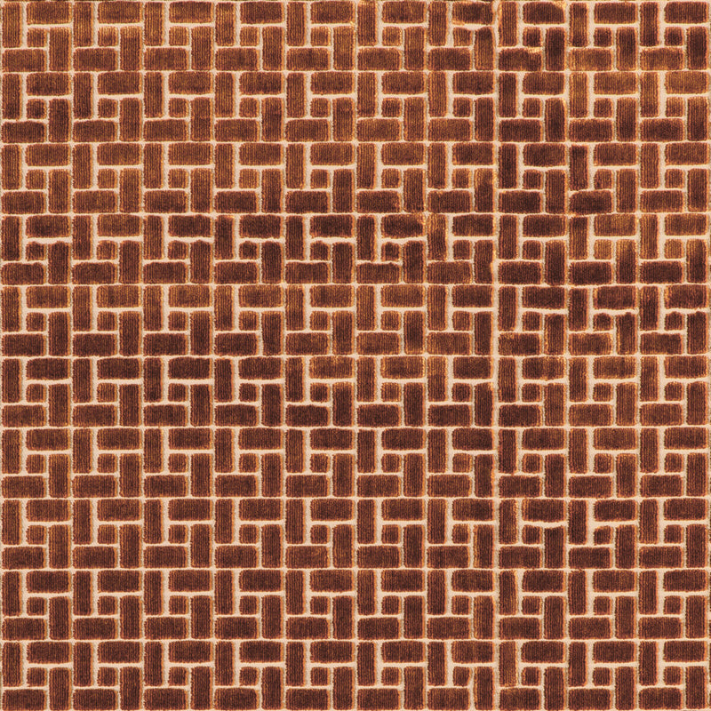 LEE JOFA MODERN - FIELDSTONE VELVET- SPICE - Fabric by the Yard SPICE