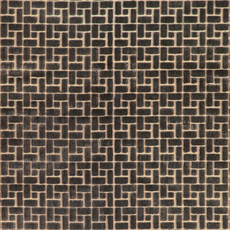 LEE JOFA MODERN - FIELDSTONE VELVET- DOMINO - Fabric by the Yard DOMINO
