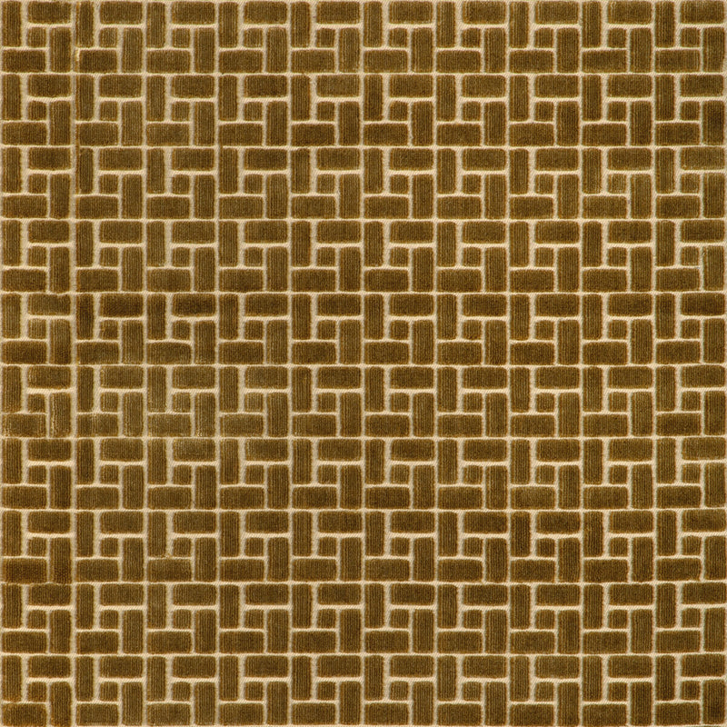 LEE JOFA MODERN - FIELDSTONE VELVET- GOLD - Fabric by the Yard GOLD