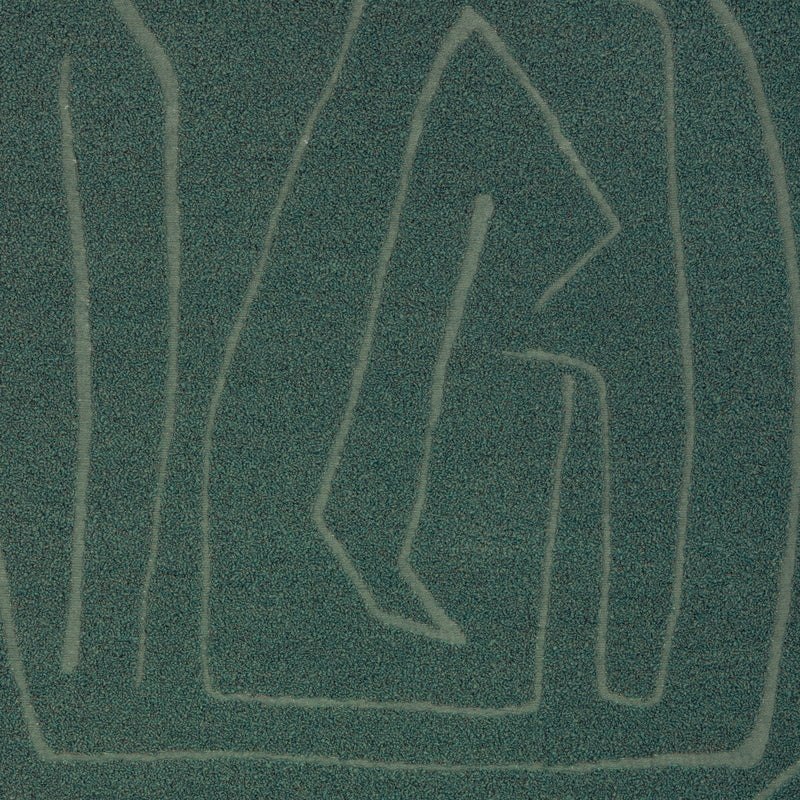 LEE JOFA MODERN - GRAFFITO BOUCLE- TEAL - Fabric by the Yard TEAL