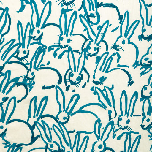 LEE JOFA MODERN - HUTCH CREWEL- TEAL - Fabric by the Yard TEAL