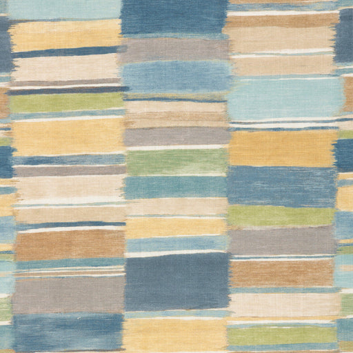 LEE JOFA MODERN - WHARF PRINT - PACIFIC - Fabric By The YARD