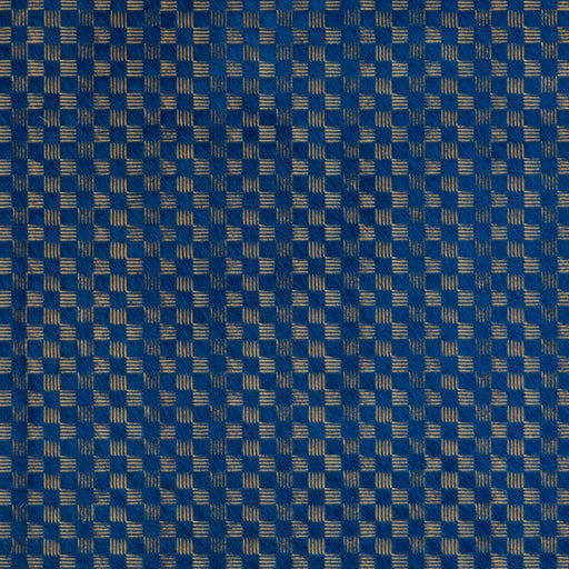 LEE JOFA MODERN - DELUX- CADET/GOLD - Fabric by the SQUARE FOOT CADET/GOLD