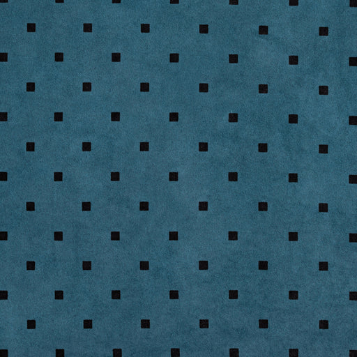 LEE JOFA MODERN - EPOQ CHECK SUEDE- MARINE - Fabric by the SQUARE FOOT MARINE