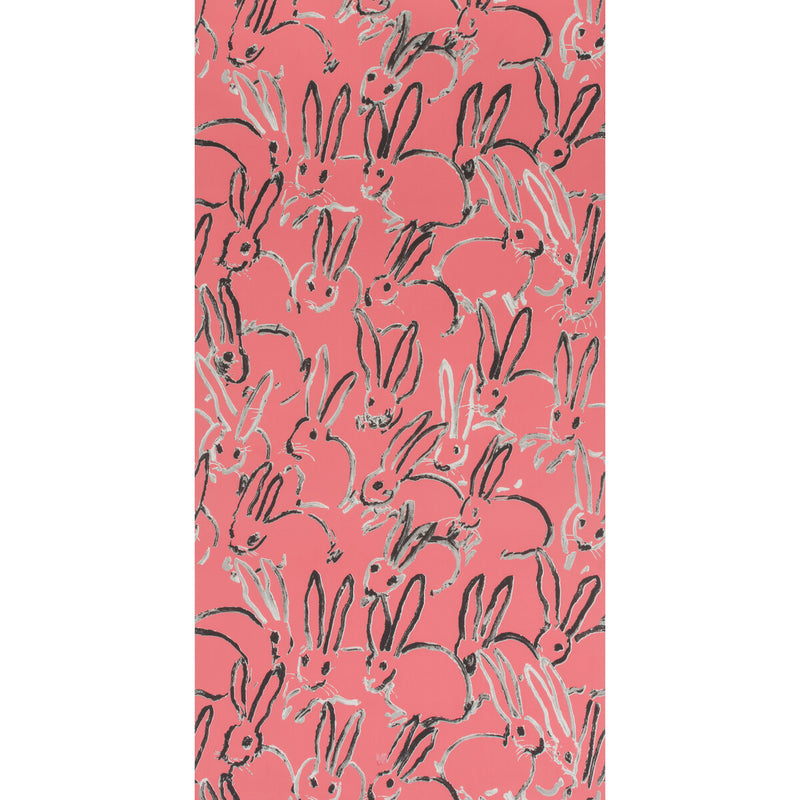 LEE JOFA MODERN - HUTCH- PINK - Wallcovering by the Roll PINK