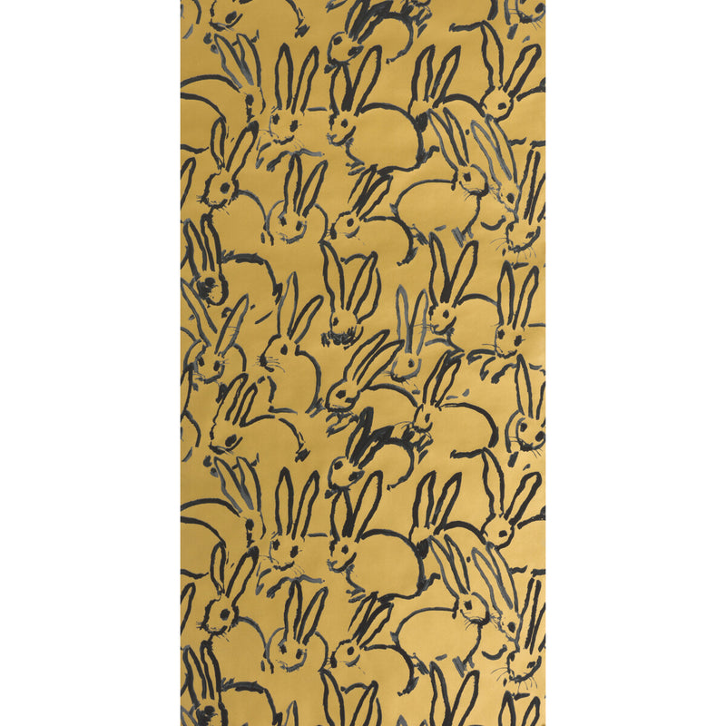 LEE JOFA MODERN - HUTCH- GOLD - Wallcovering by the Roll GOLD