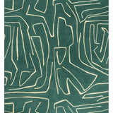 LEE JOFA MODERN - GRAFFITO- TEAL/PEARL - Wallcovering by the Piece